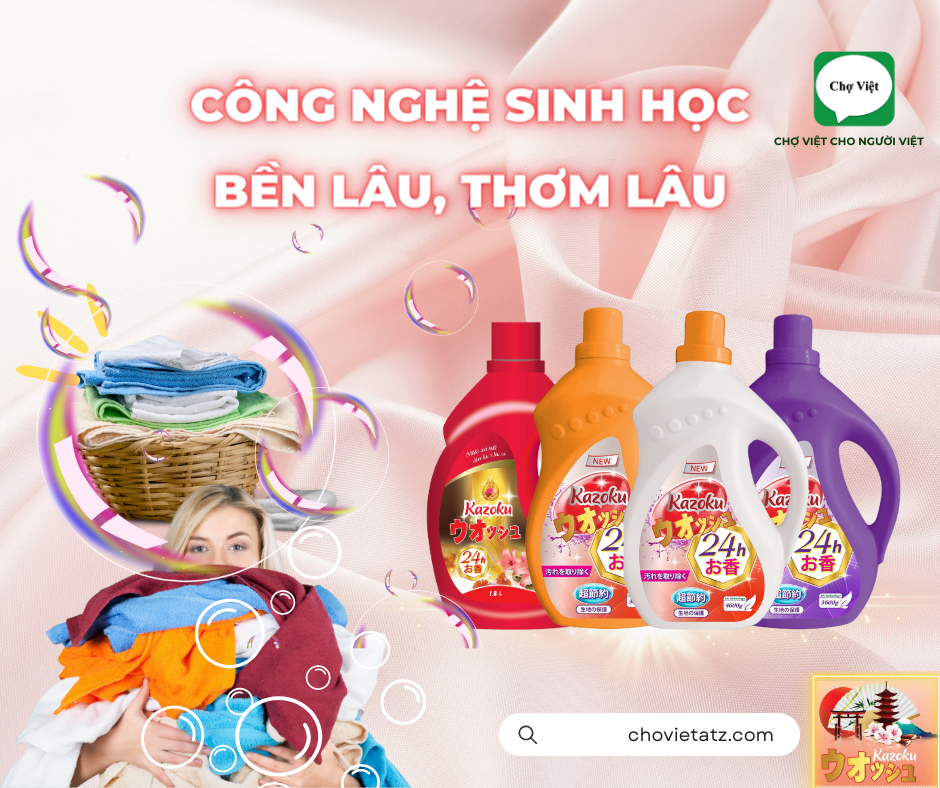 Nước giặt sinh học KAZOKU Nước giặt sinh học KAZOKU