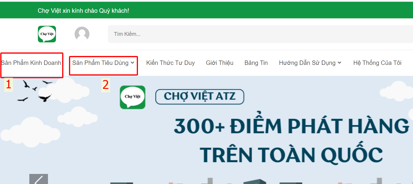 Hướng dẫn mua hàng trên Chợ Việt ATZ Hướng dẫn mua hàng trên Chợ Việt ATZ