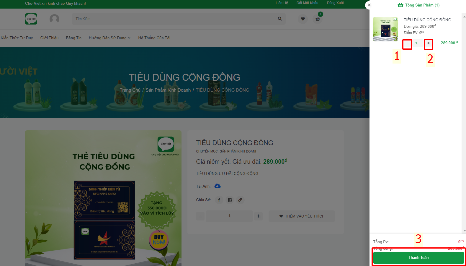 Hướng dẫn mua hàng trên Chợ Việt ATZ Hướng dẫn mua hàng trên Chợ Việt ATZ