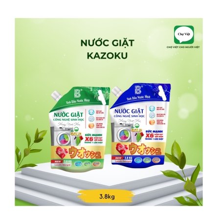 Túi Nước Giặt KAZOKU - 3.8kg(4SP/Thùng)