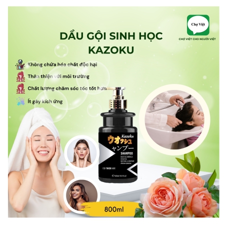 DẦU GỘI KAZOKU 500ML (HƯƠNG NƯỚC HOA)(15Sp/Thùng)