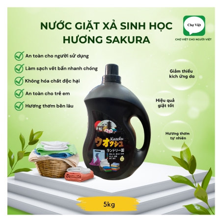 NƯỚC GIẶT KAZOKU 5KG HƯƠNG 047(4Sp/Thùng)