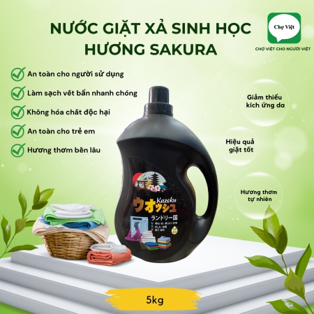 Nước Giặt Xả Sinh Học 5kg Hương cá ngựa 047