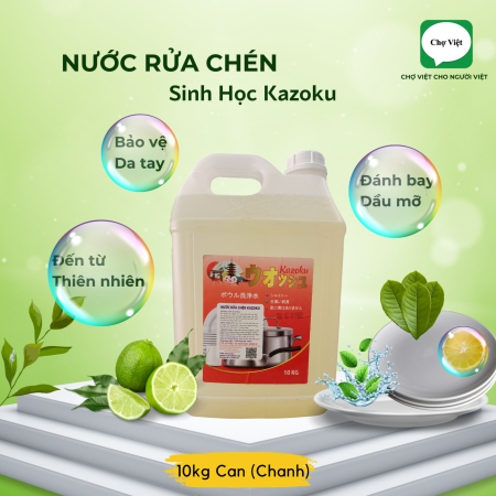 Nước Rửa Chén Sinh Học (Chanh) - 10kg