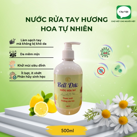 Nước Rửa Tay Hương Hoa Tự Nhiên - 500ml