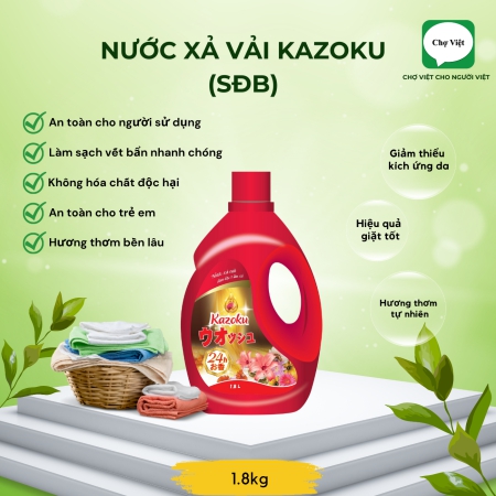 Nước Xả Vải KAZOKU (SĐB) - 1.8kg