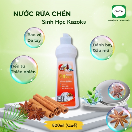Rửa Chén Sinh Học Hương Quế - 800ml