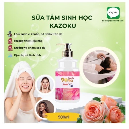 SỮA TẮM KAZOKU 500ML (HƯƠNG NƯỚC HOA)(15Sp/Thùng)