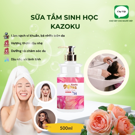 Sữa Tắm Sinh Học KAZOKU - 500ml