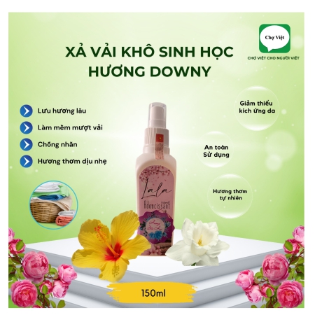 XẢ VẢI KHÔ LALA 150ML(HƯƠNG DOWNY)48Sp/Thùng