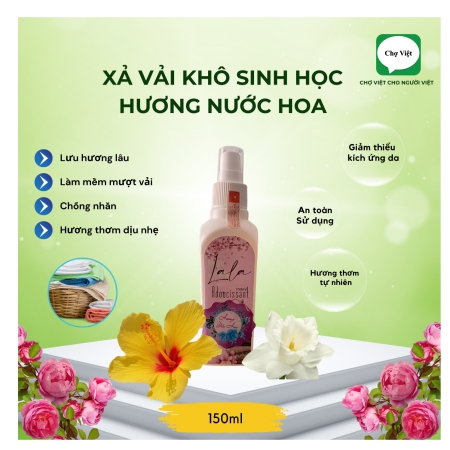 XẢ VẢI KHÔ LALA 150ML(HƯƠNG NƯỚC HOA)(48Sp/Thùng)