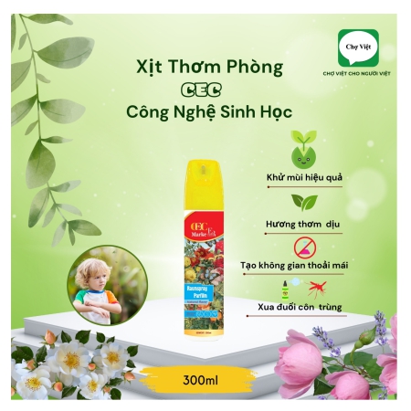 XỊT PHÒNG CEC 300ML(48Sp/Thùng)