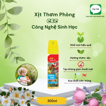 Xịt Thơm Phòng CEC Công Nghệ Sinh Học - 300ml