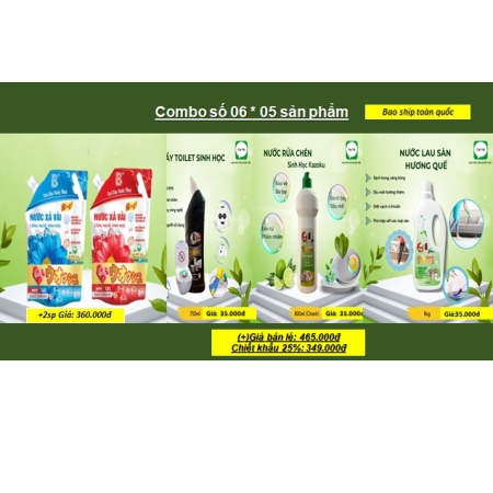 COBMBO SỐ 6* 5 SP KAZOKU